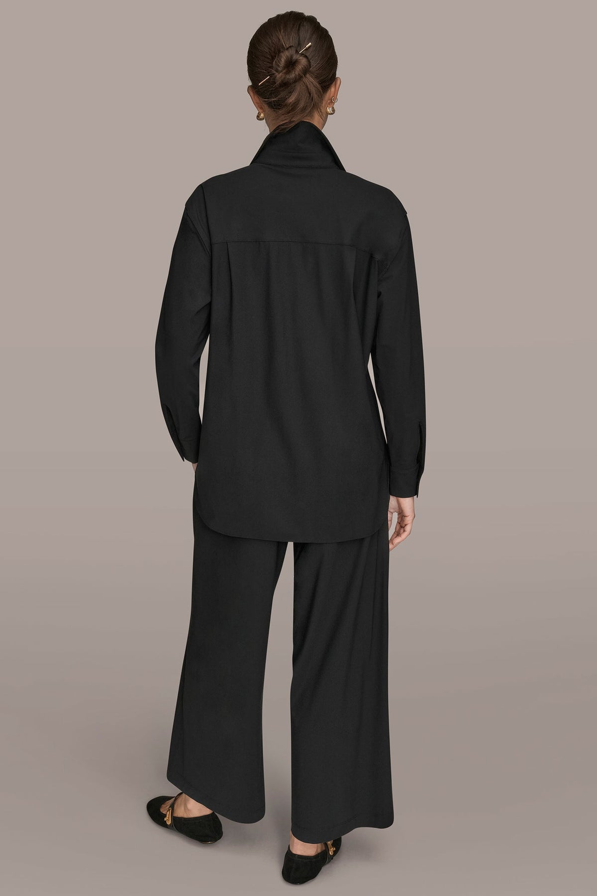 Donna Karan THE MODERN TRAVEL BUTTON-DOWN SHIRT