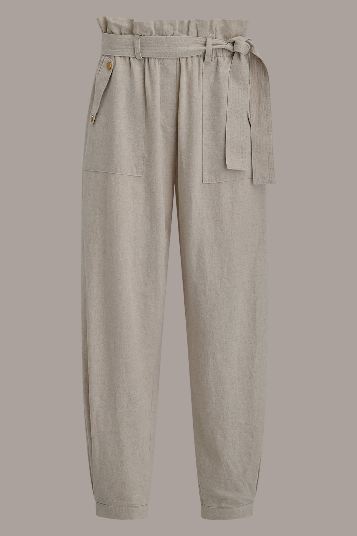 Donna Karan RELAXED PAPERBAG ANKLE PANT