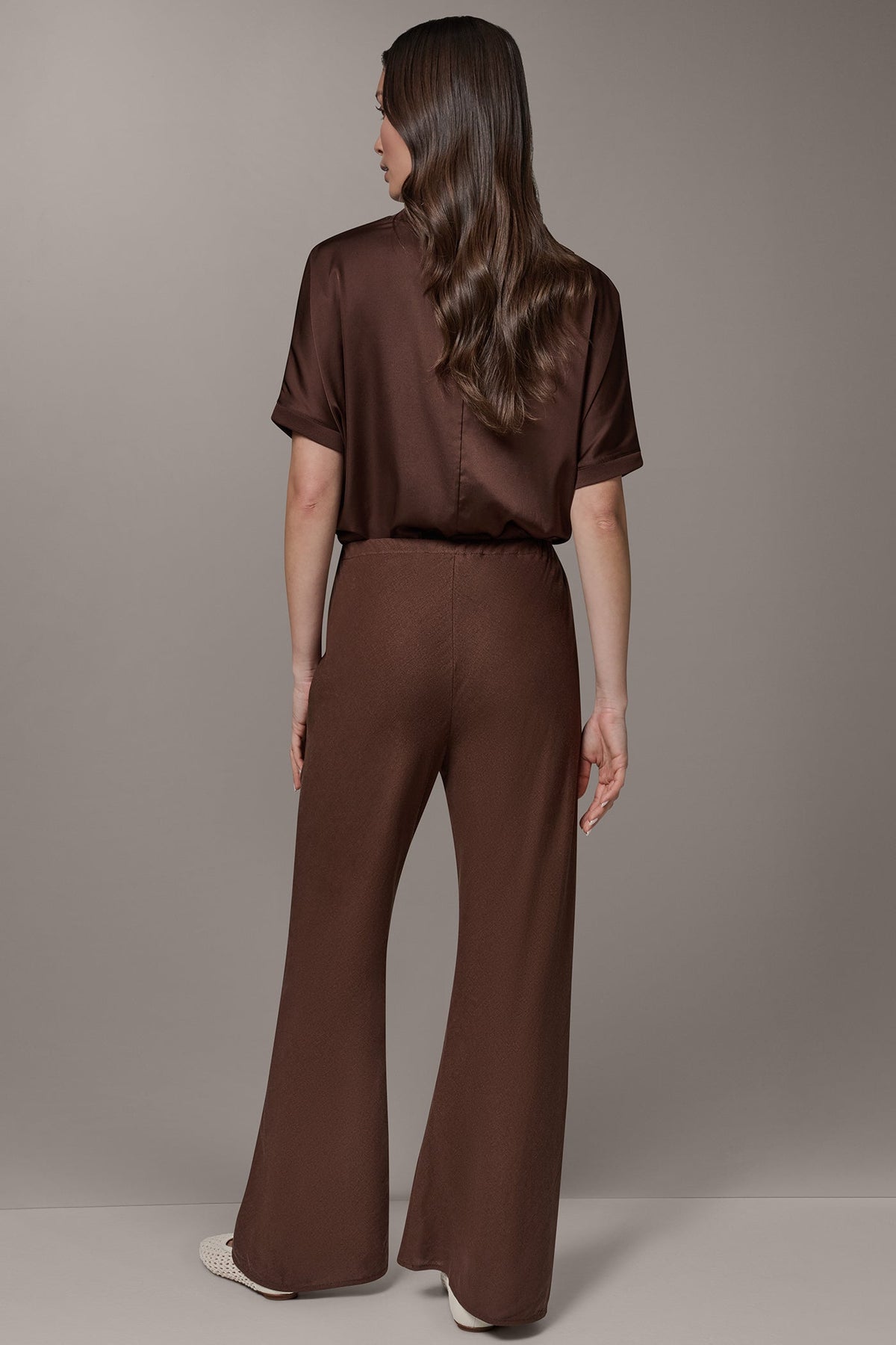 Donna Karan MID-RISE RELAXED ANKLE PANT