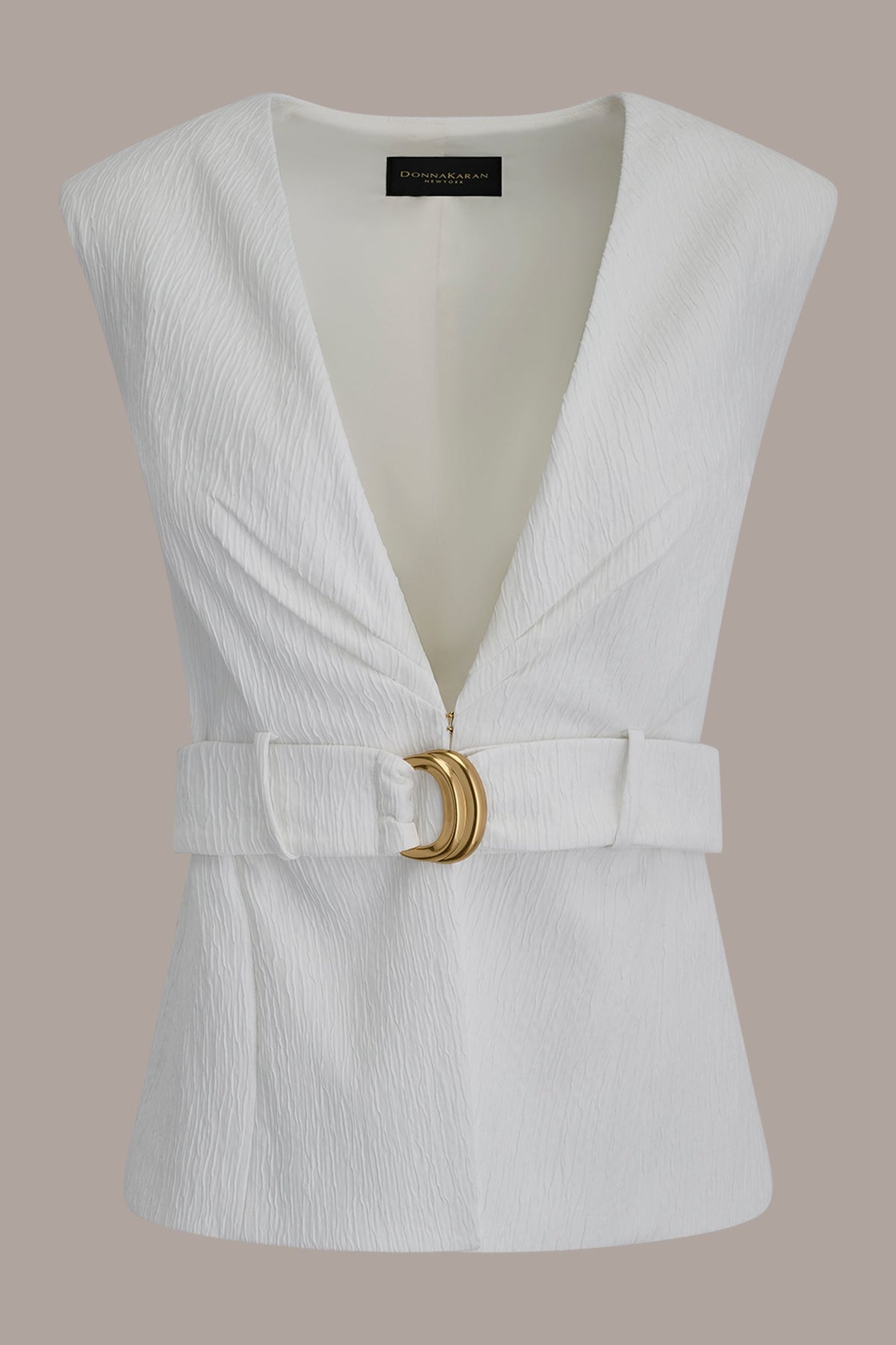 Donna Karan EXTENDED SHOULDER VEST