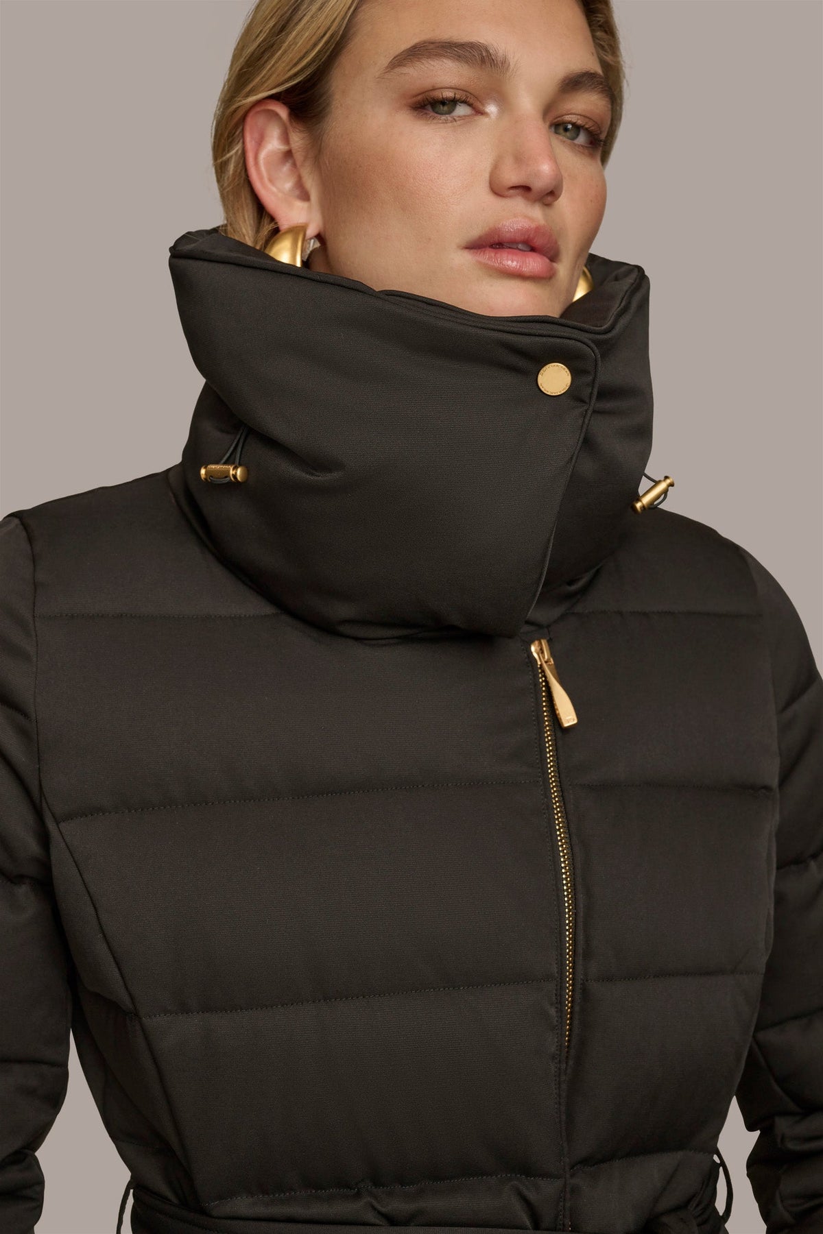Donna Karan MIDI PUFFER
