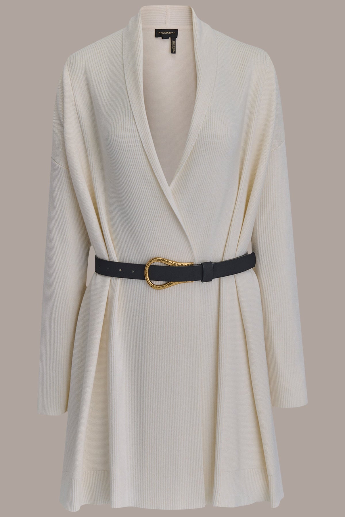 Donna Karan V-NECK LONG CARDIGAN