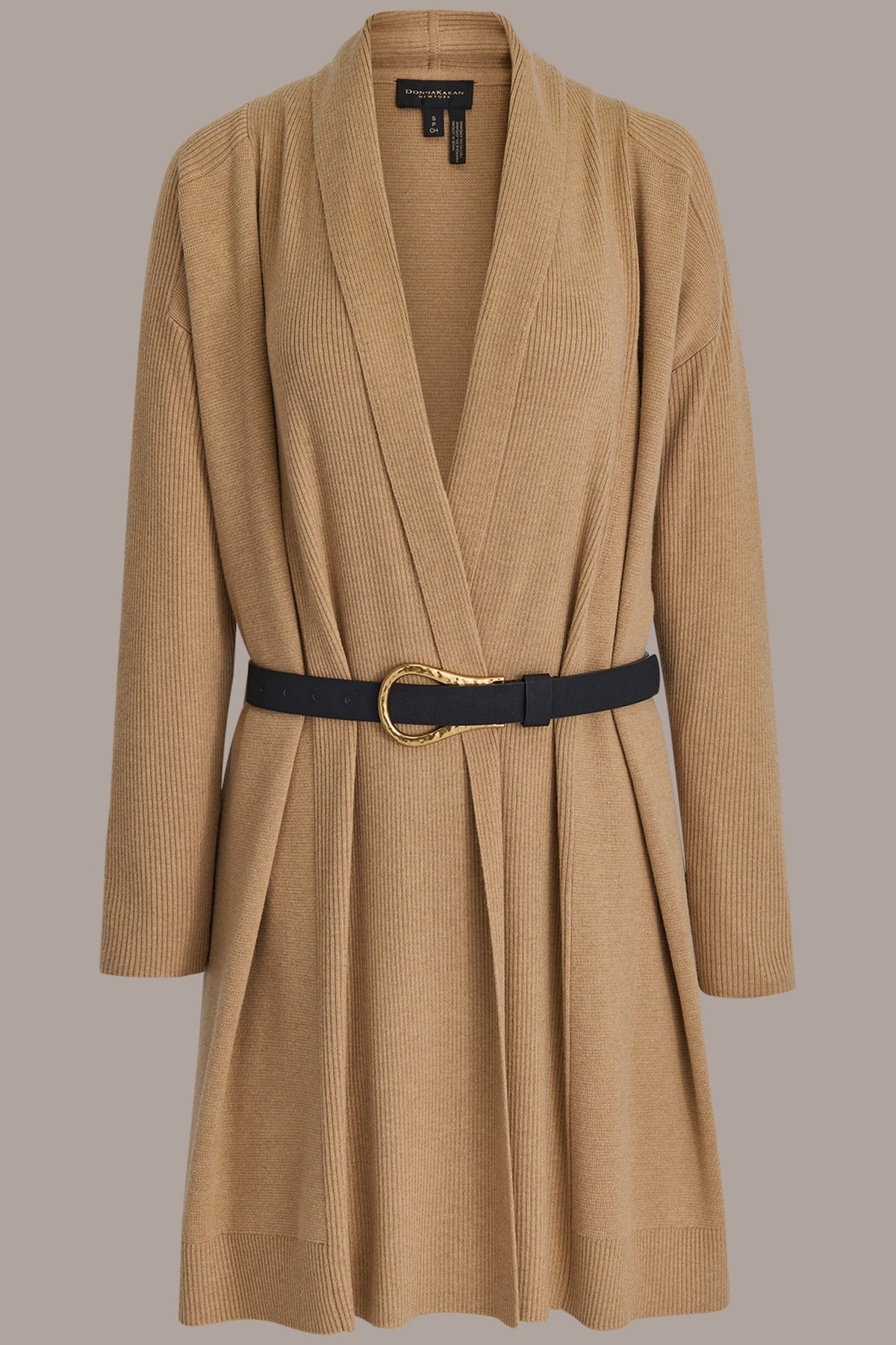 Donna Karan V-NECK LONG CARDIGAN