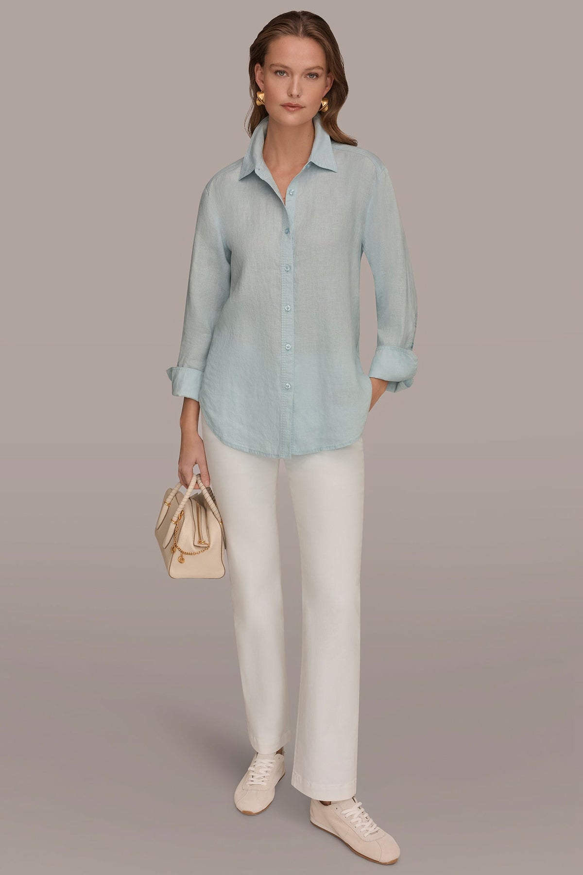 Donna Karan LONG SLEEVE SHIRT