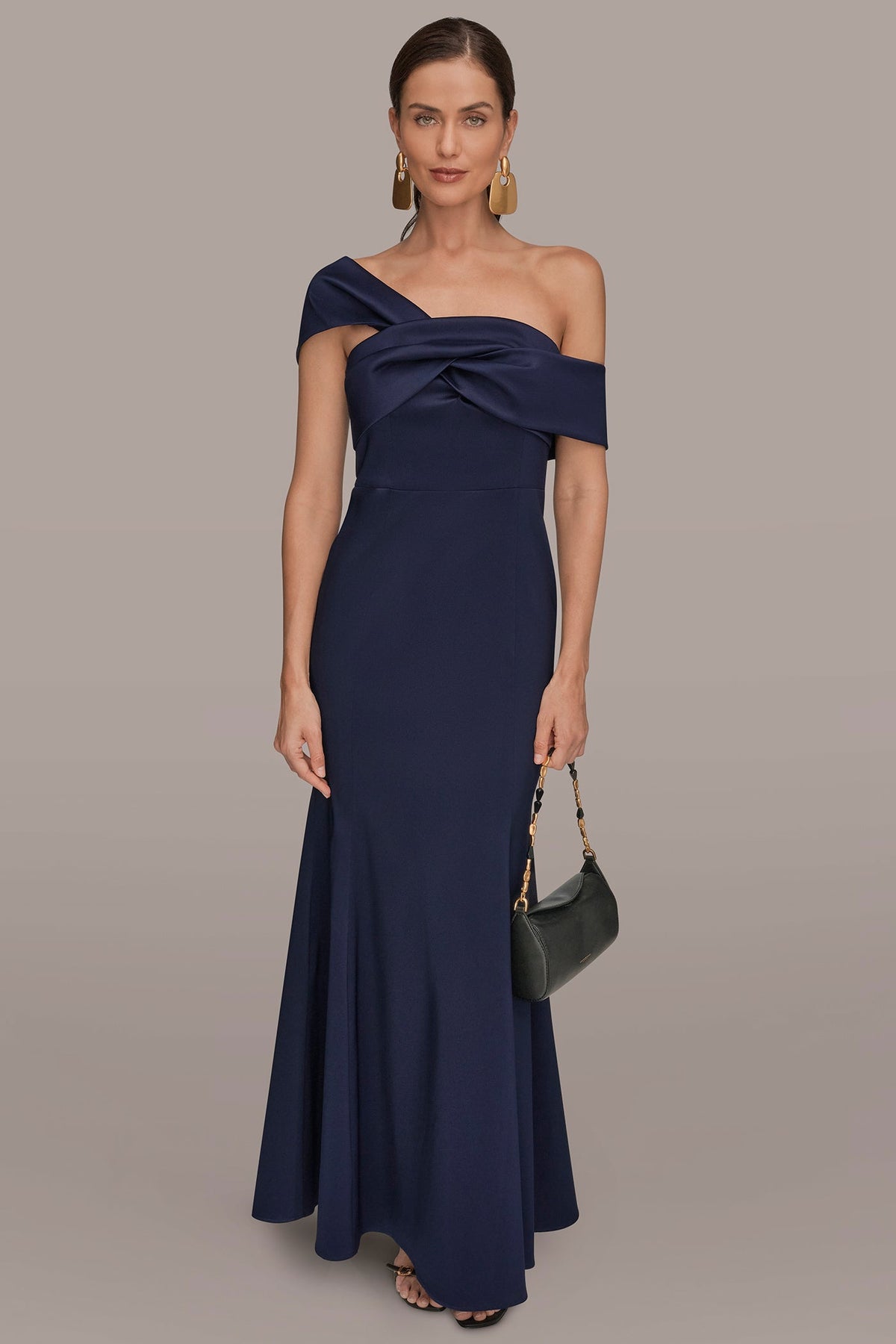 Donna Karan MIKADO OFF-THE-SHOULDER GOWN