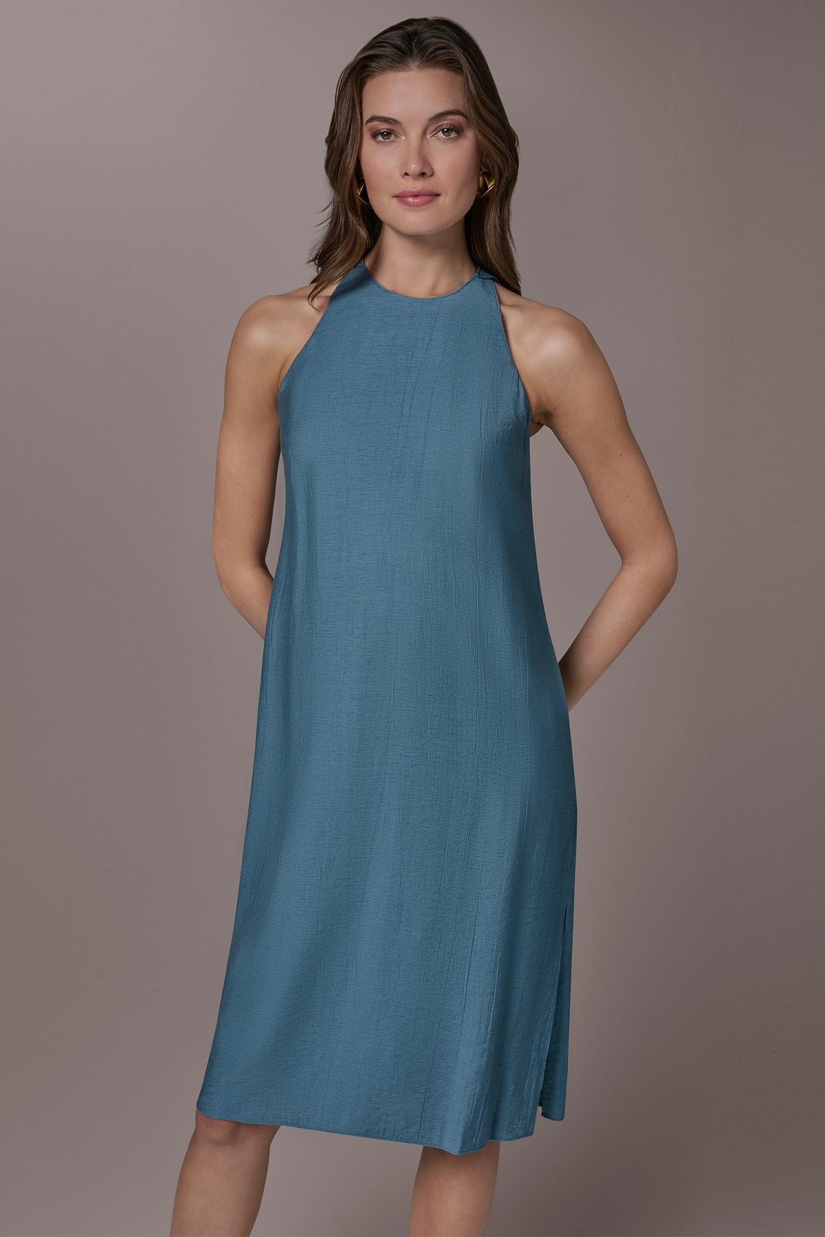 Donna Karan MIDI SWING DRESS