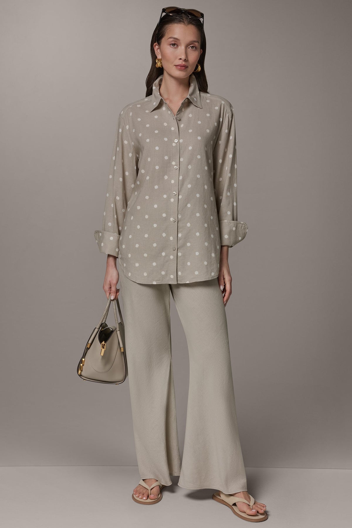 Donna Karan LONG SLEEVE SHIRT