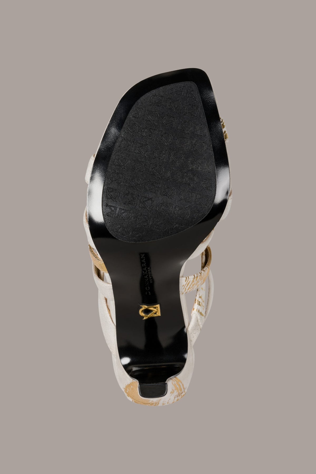 Donna Karan BRIARROSE METALLIC BRUSHSTROKE SANDAL
