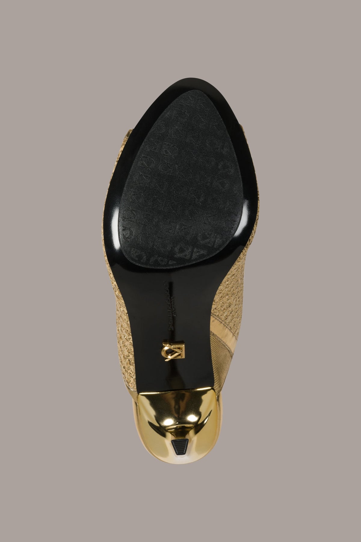 Donna Karan DONNA METALLIC RAFFIA MULE