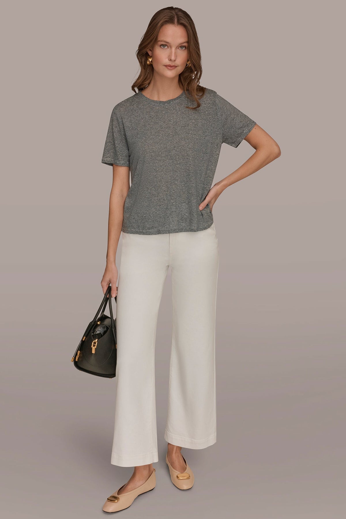 Donna Karan SHORT SLEEVE TEE