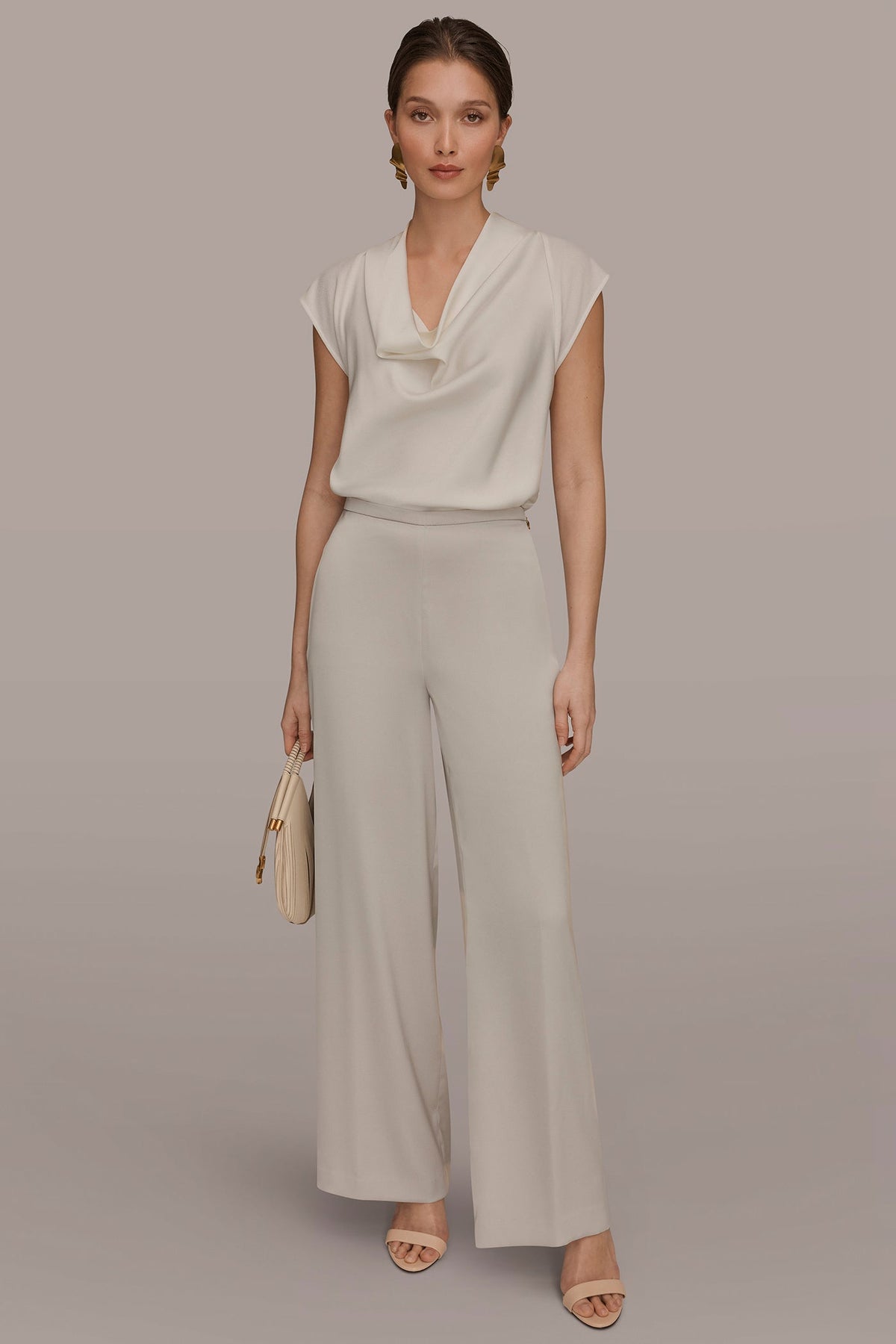 Donna Karan WIDE LEG PULL ON PANT