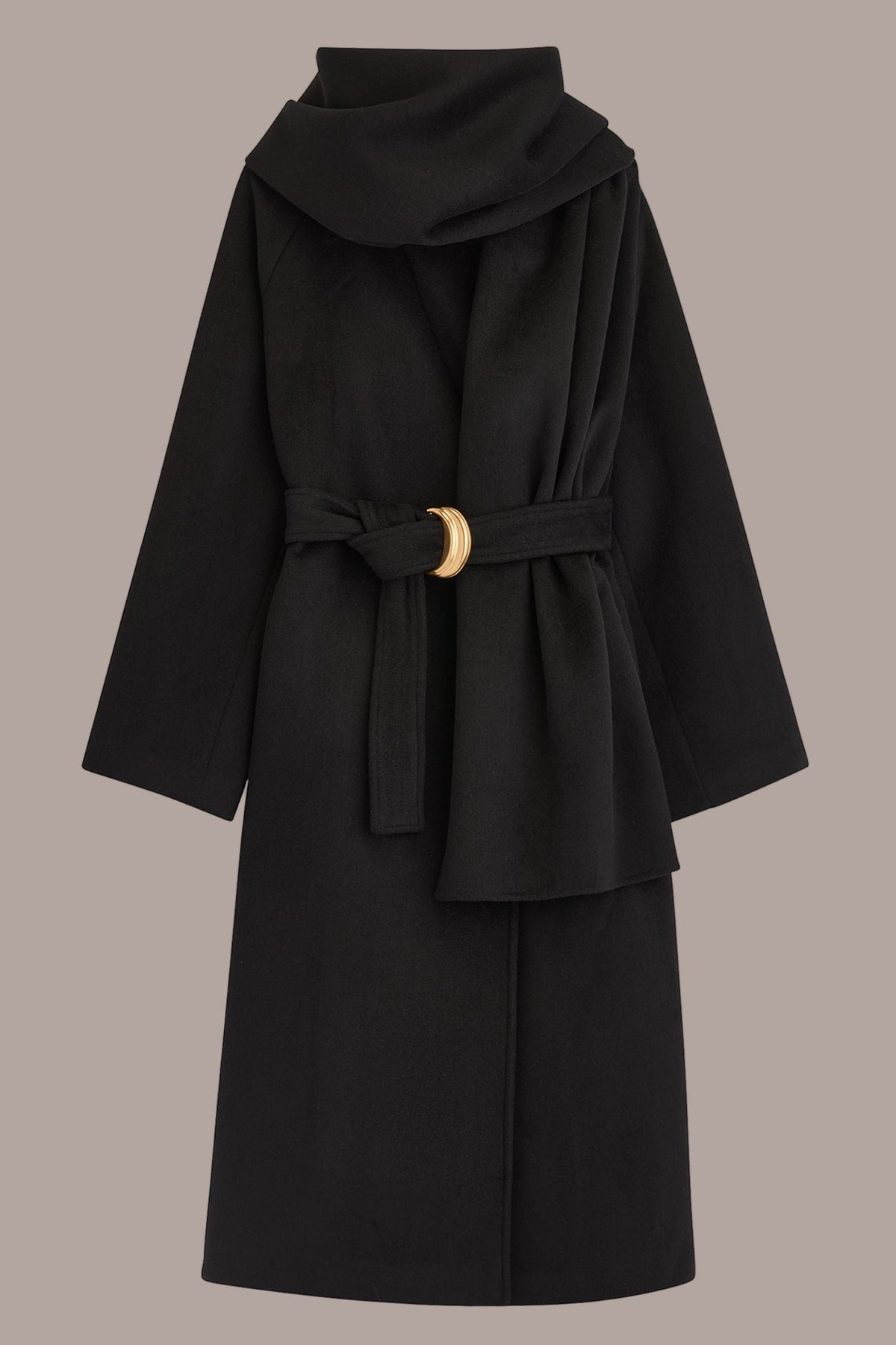 Donna Karan WOOL LONG COAT