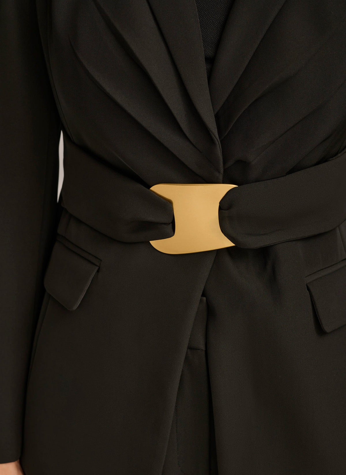 Donna Karan BELTED BLAZER