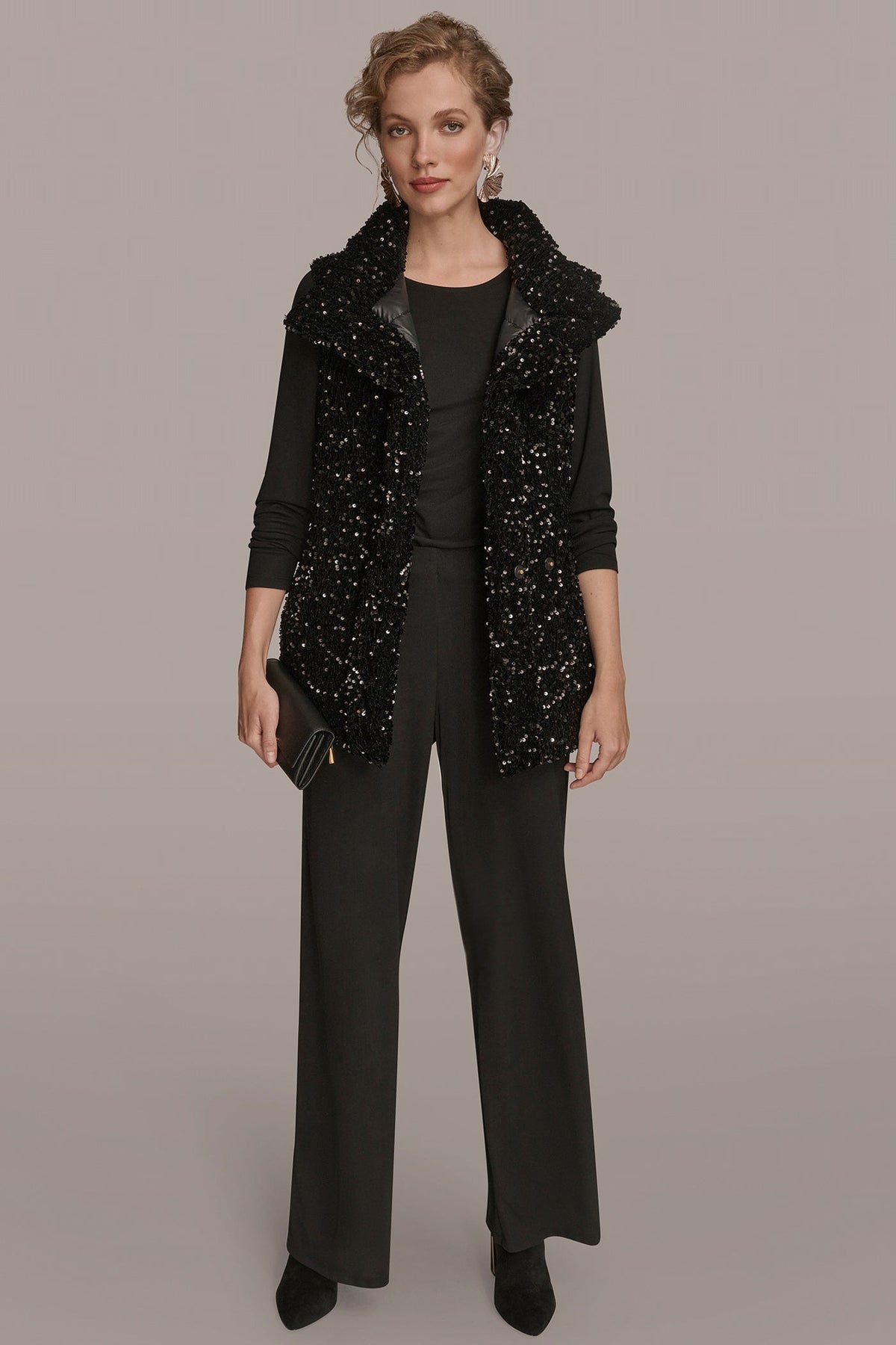 Donna Karan SEQUIN VEST