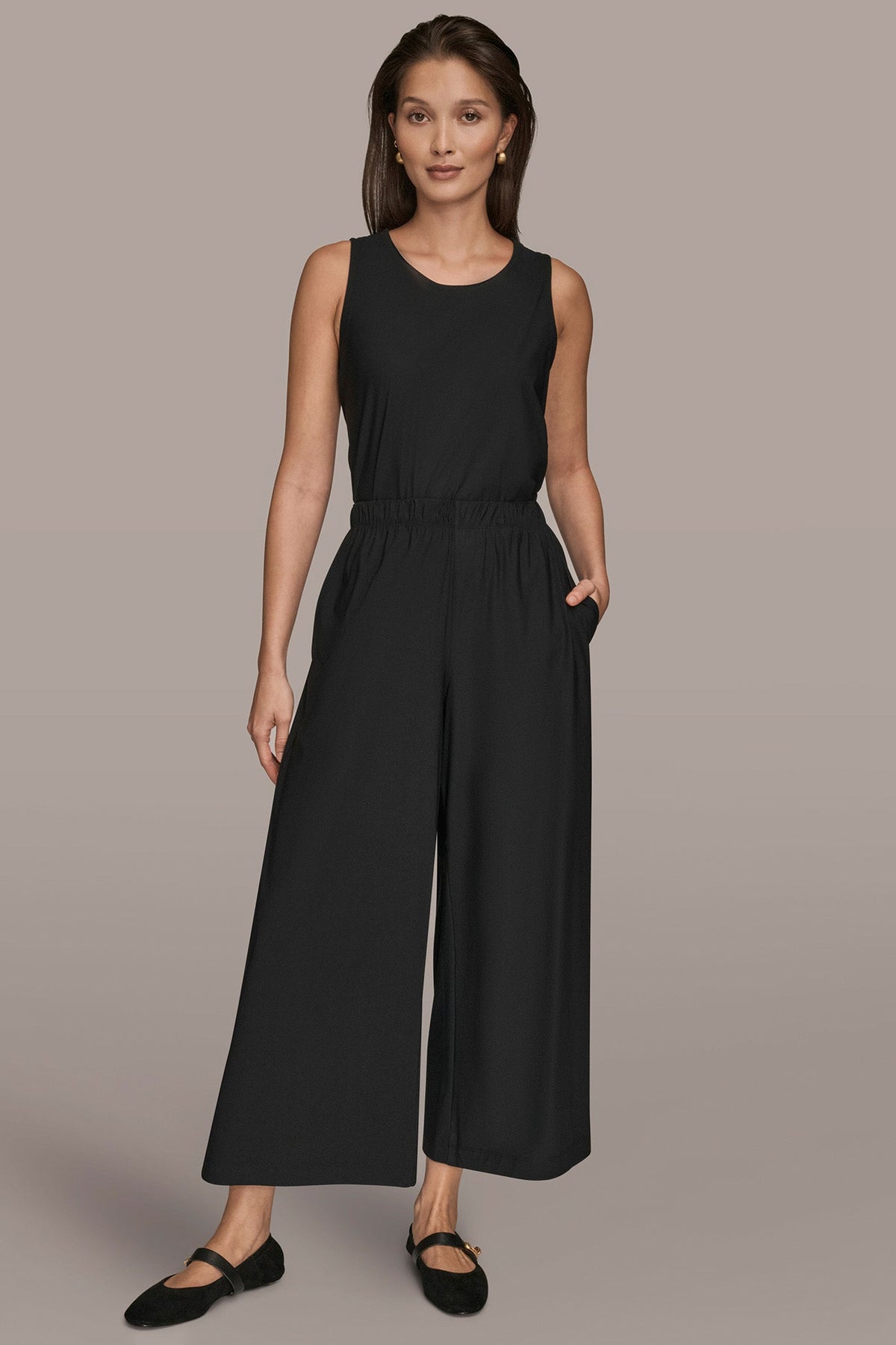 Donna Karan THE MODERN TRAVEL MID-RISE RELAXED ANKLE PANT