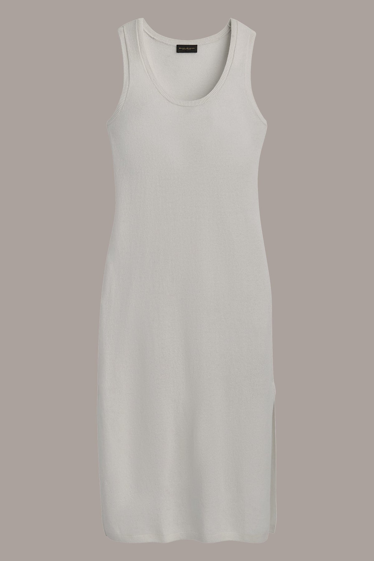 Donna Karan CASHMERE SLEEVELESS MIDI TANK DRESS