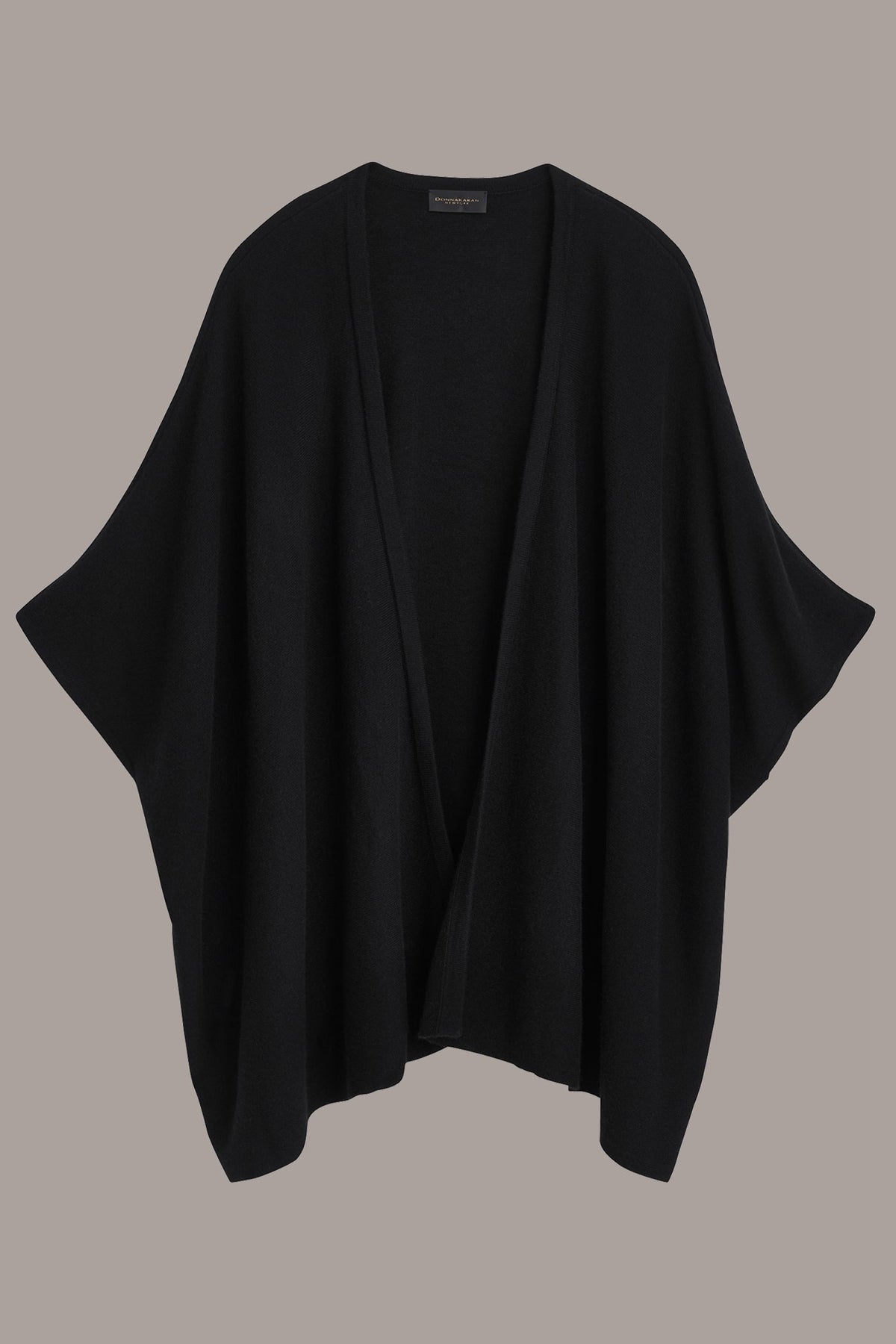 Donna Karan CASHMERE SHORT SLEEVE CARDIGAN