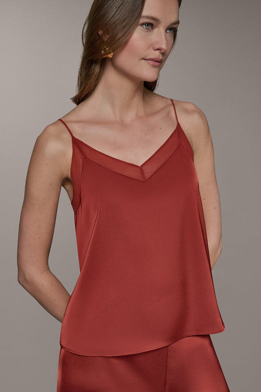 Donna Karan SLEEVELESS V-NECK CAMI