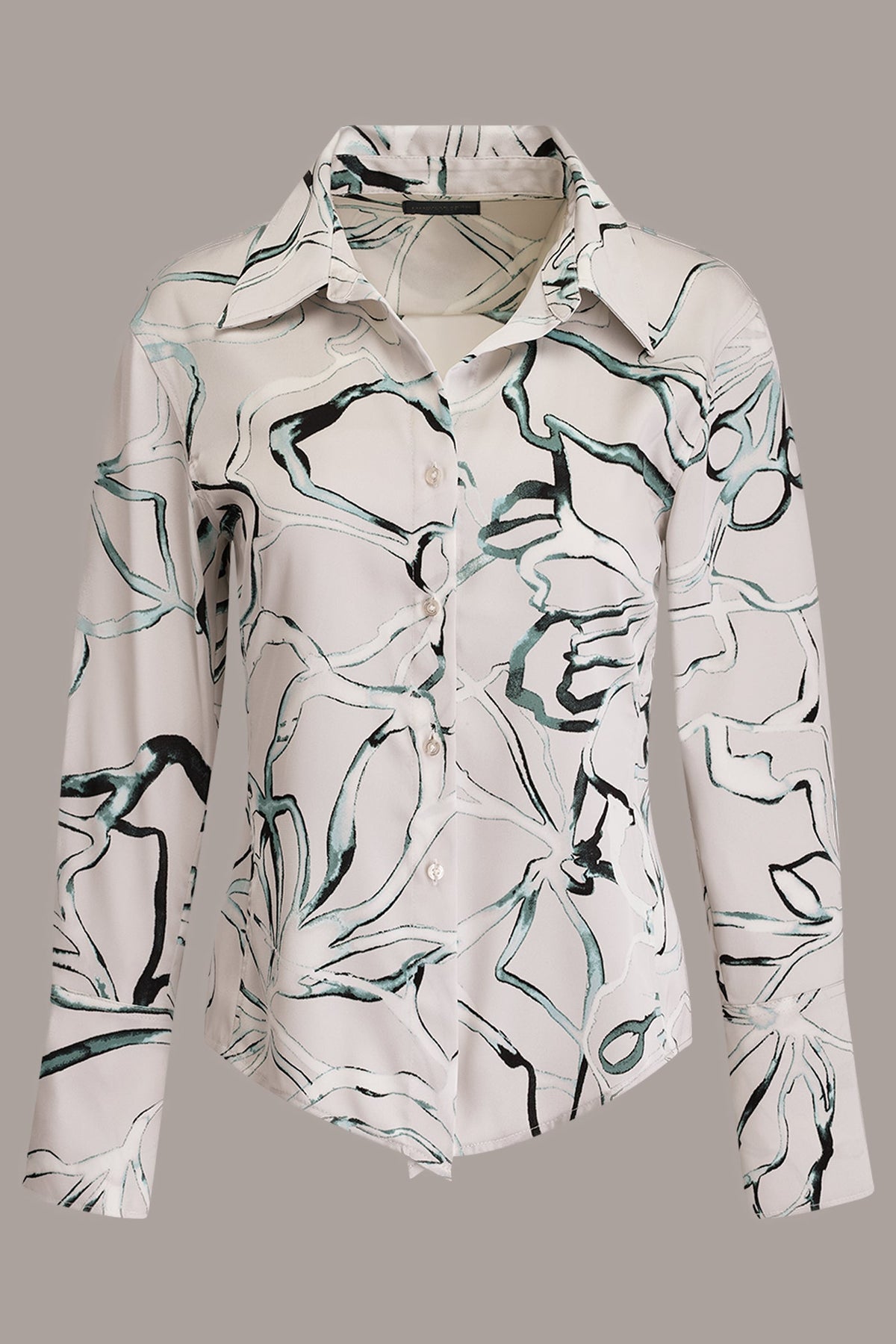 Donna Karan PRINTED BLOUSE