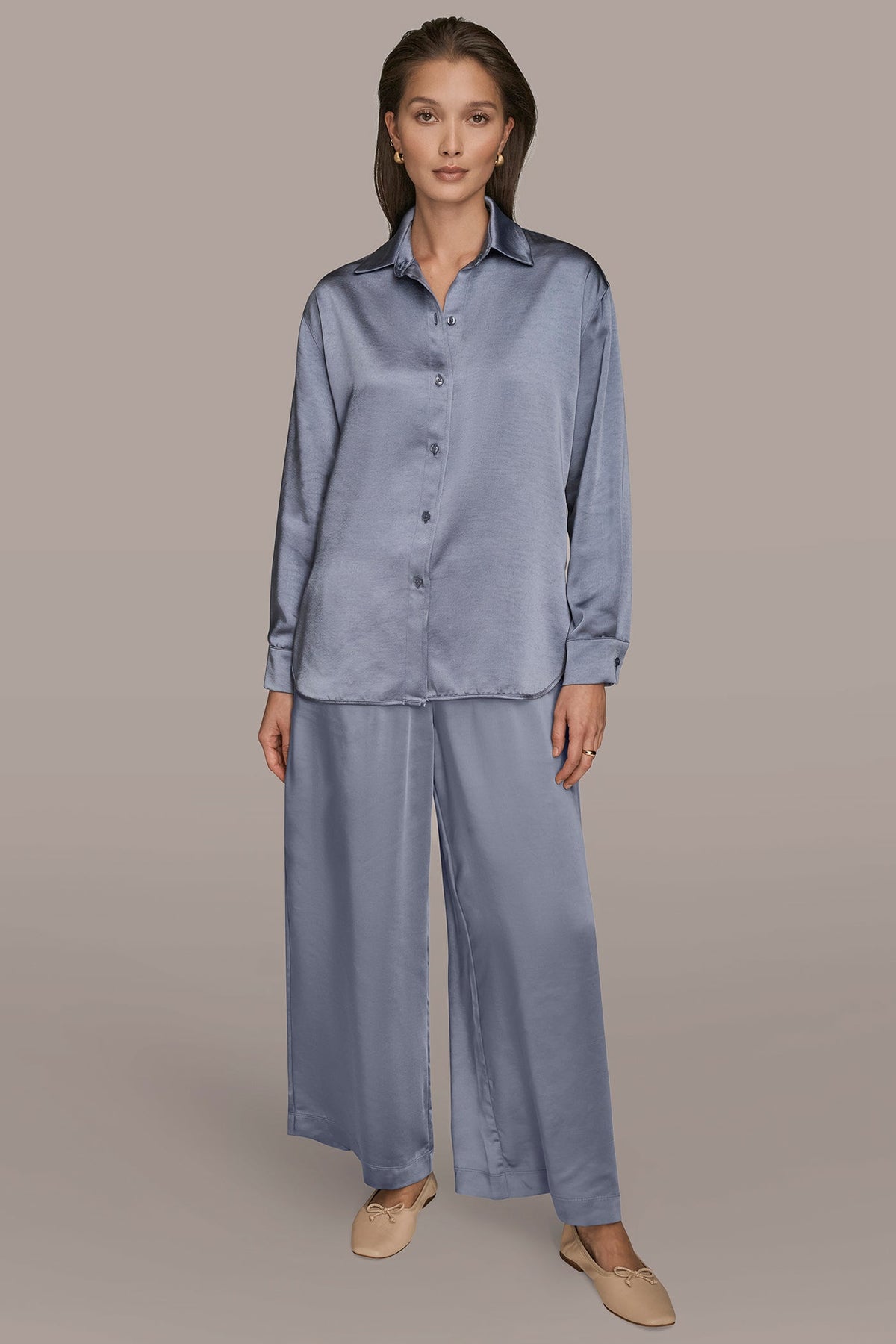 Donna Karan SATIN SHIRT