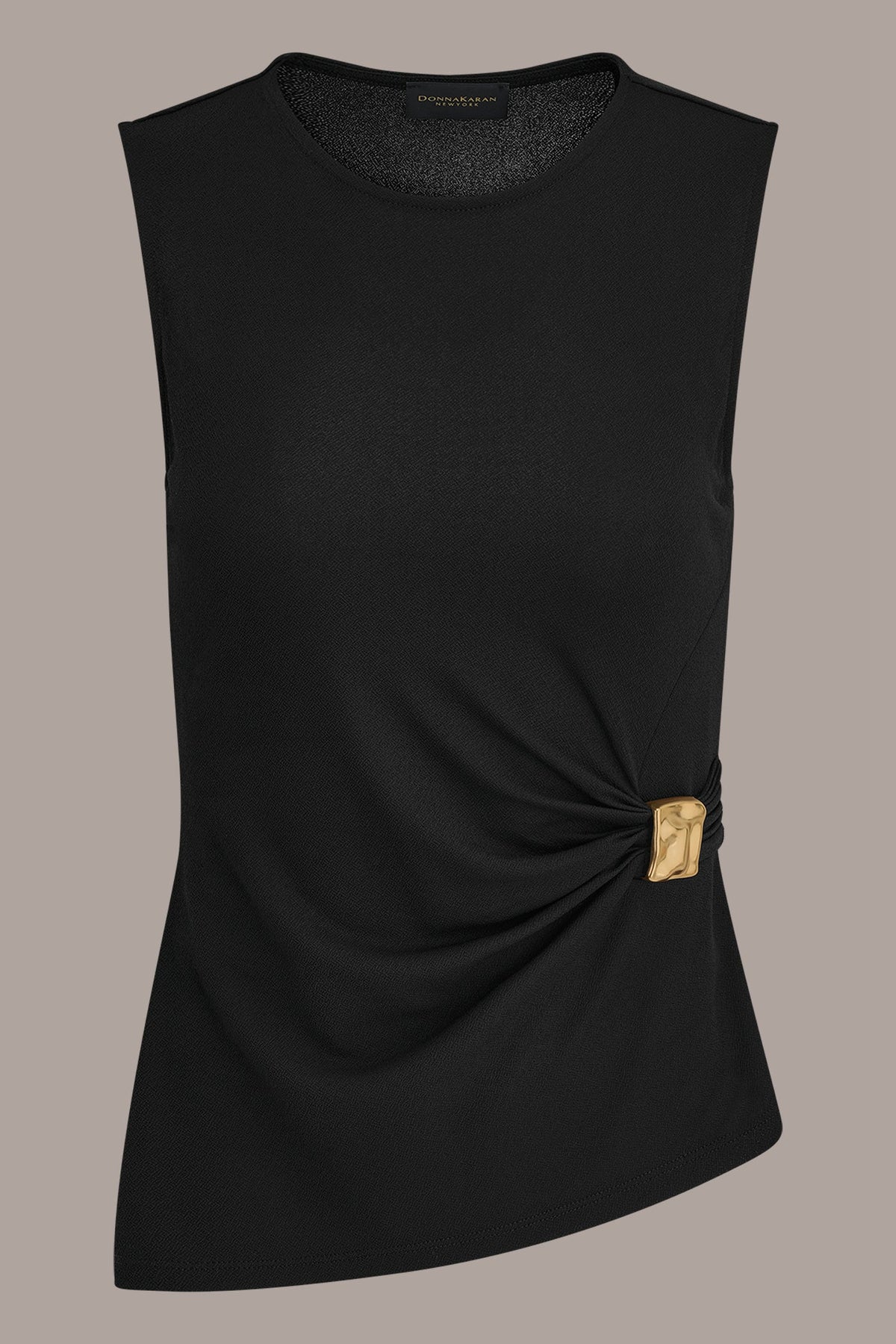 Donna Karan ASYMMETRIC RUCHED TOP