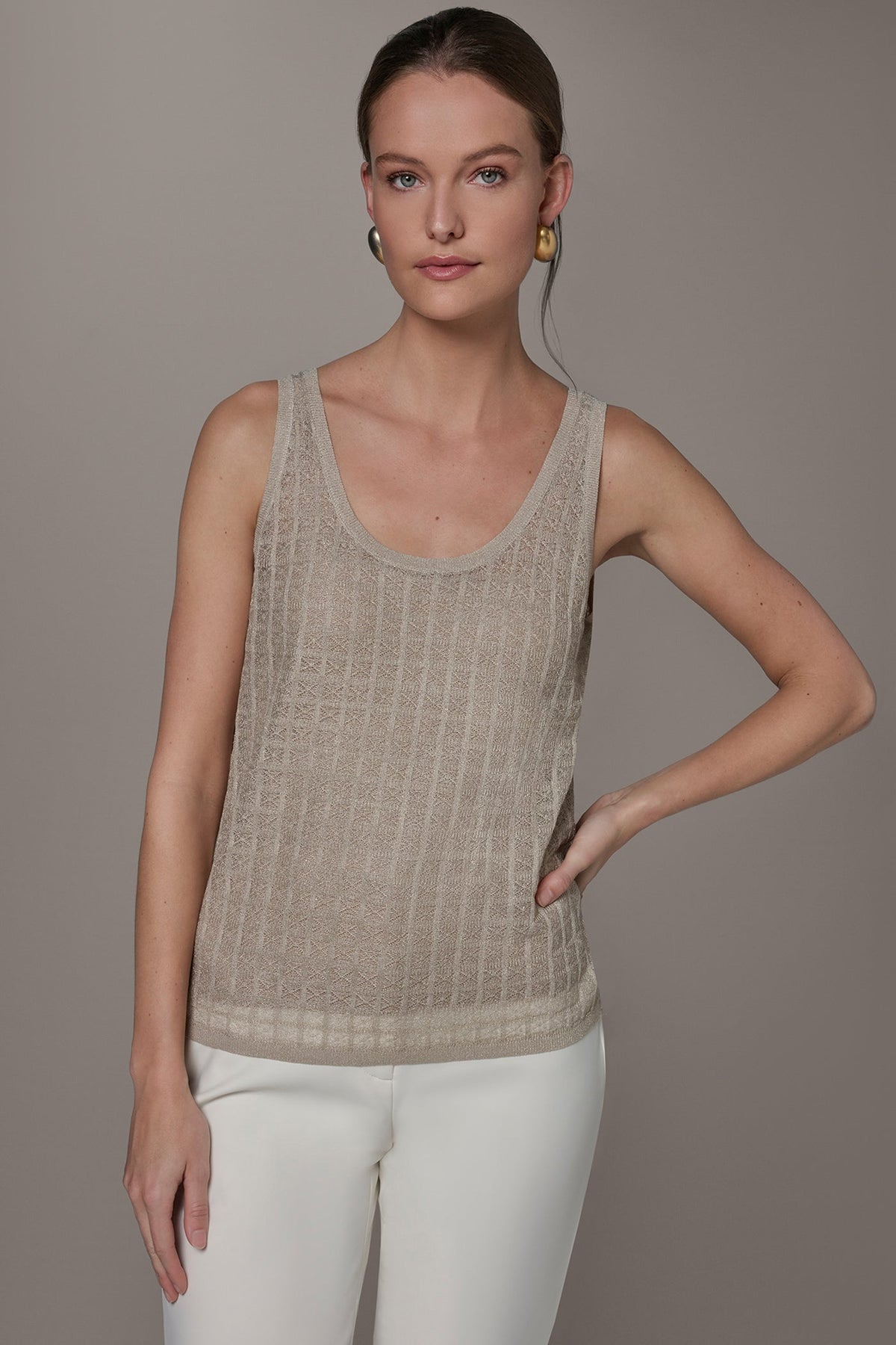 Donna Karan GRID STITCH SHELL