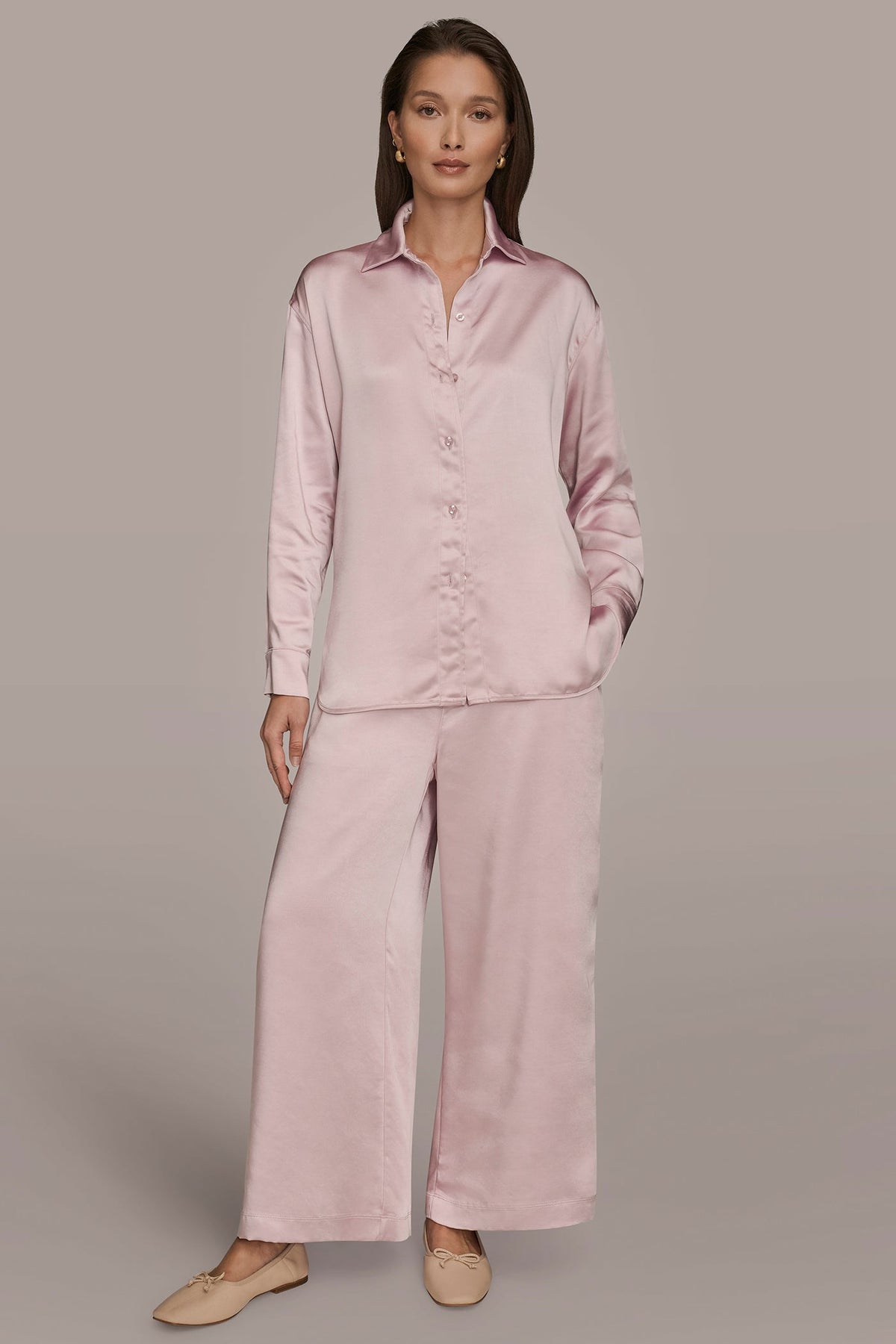 Donna Karan SATIN SHIRT