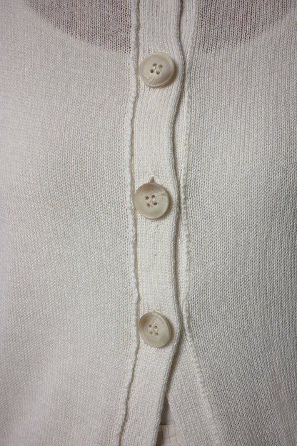 Donna Karan SHORT SLEEVE EASY CARDIGAN