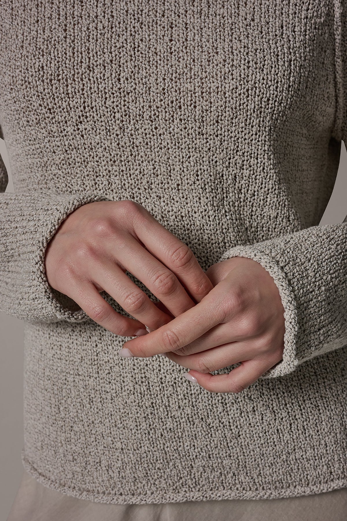 Donna Karan LONG SLEEVE EASY SWEATER