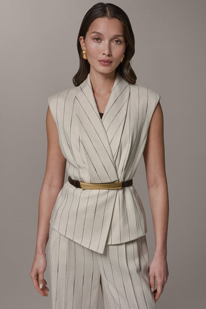 Donna Karan PINSTRIPE VEST