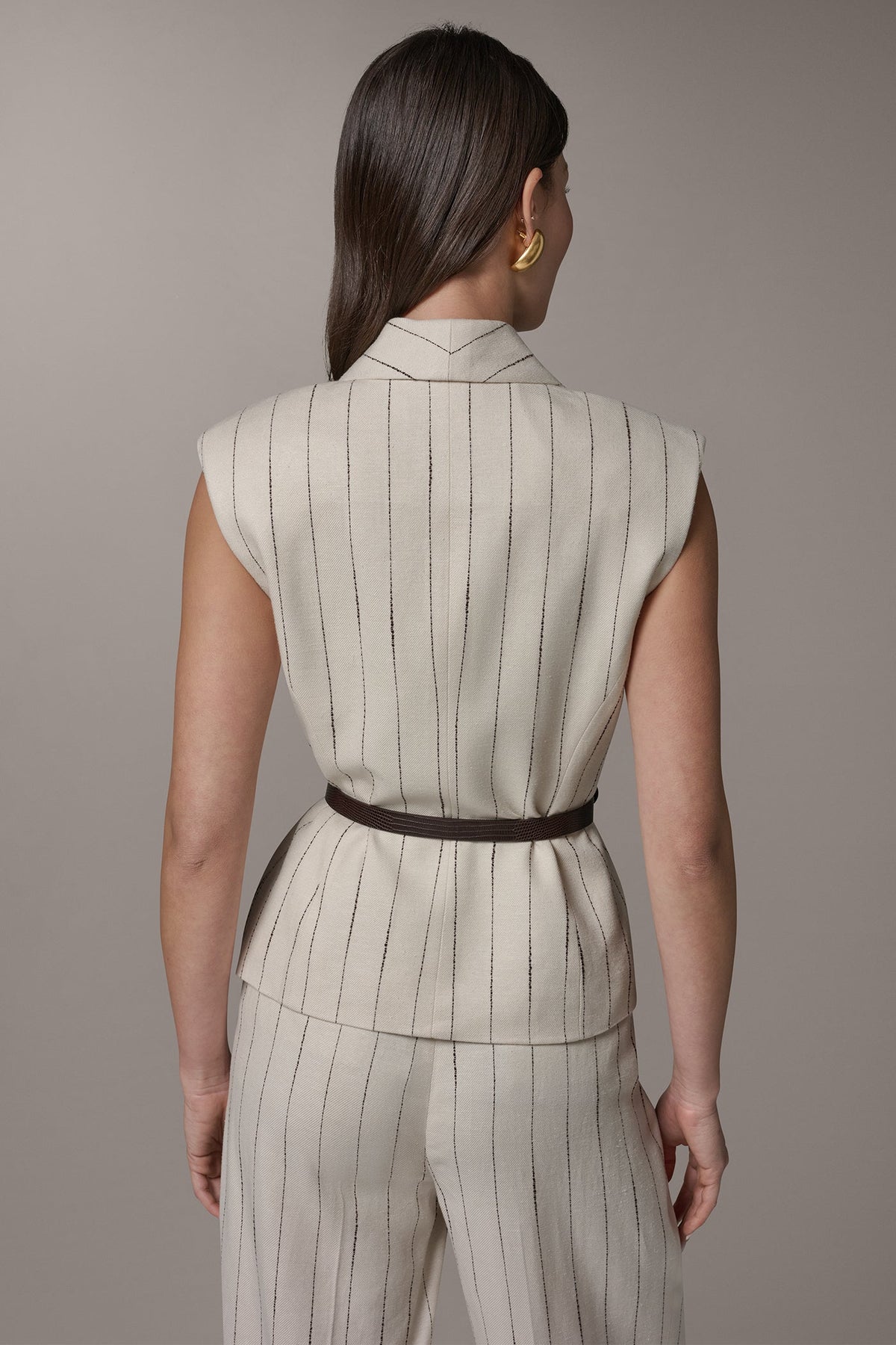 Donna Karan PINSTRIPE VEST