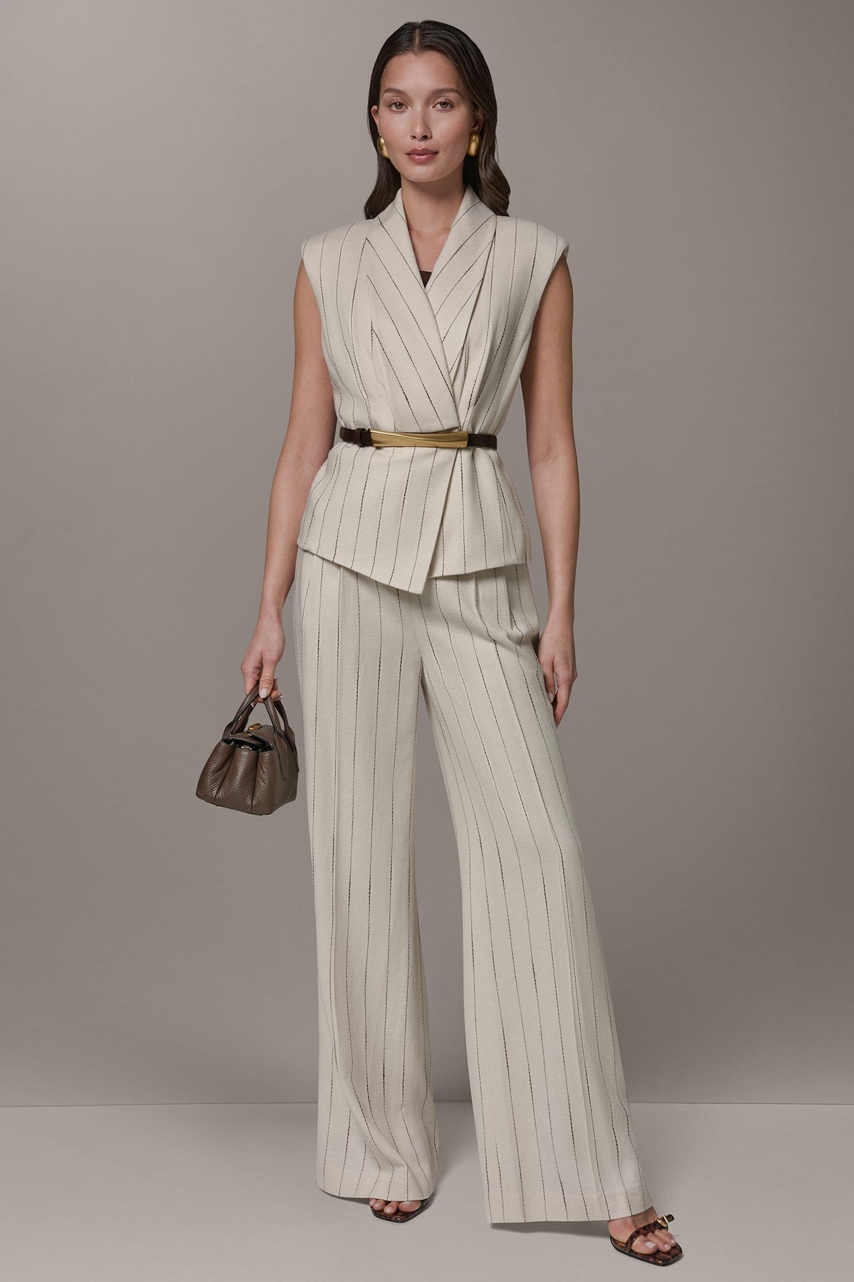 Donna Karan PINSTRIPE VEST