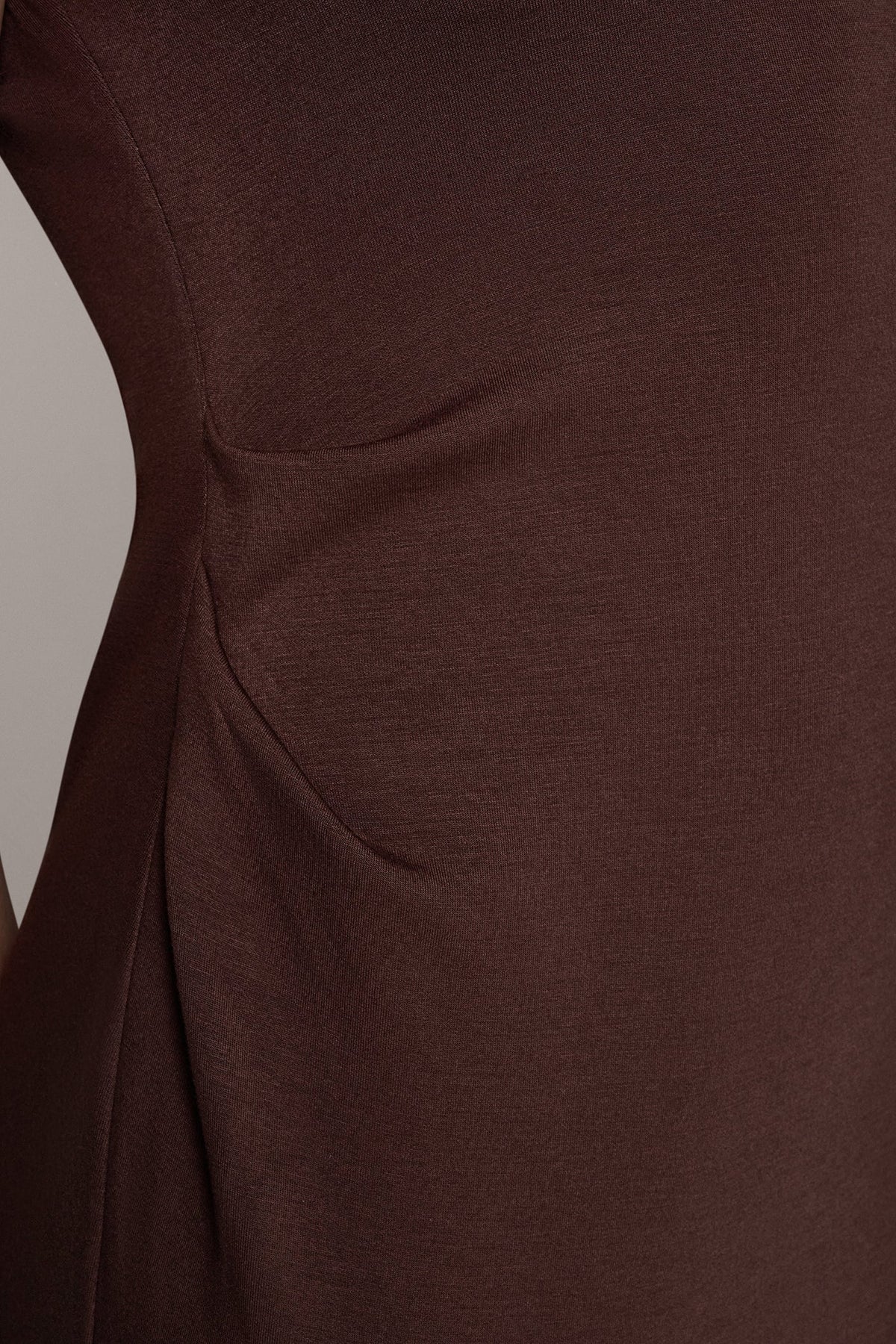 Donna Karan SLEEVELESS TWIST MIDI DRESS