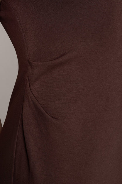 Donna Karan SLEEVELESS TWIST MIDI DRESS