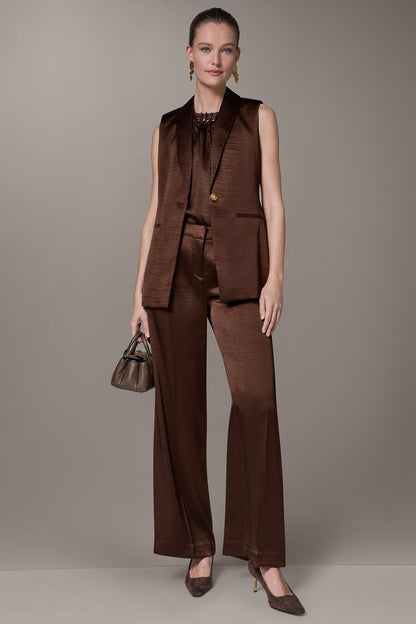 Donna Karan ONE BUTTON SUIT VEST