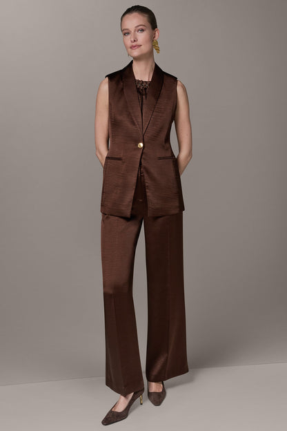 Donna Karan ONE BUTTON SUIT VEST