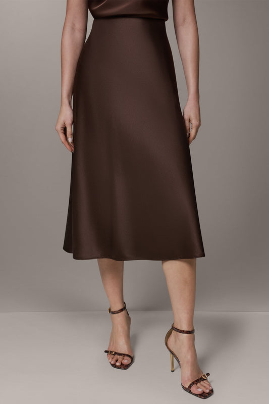Donna Karan MIDI BIAS SKIRT