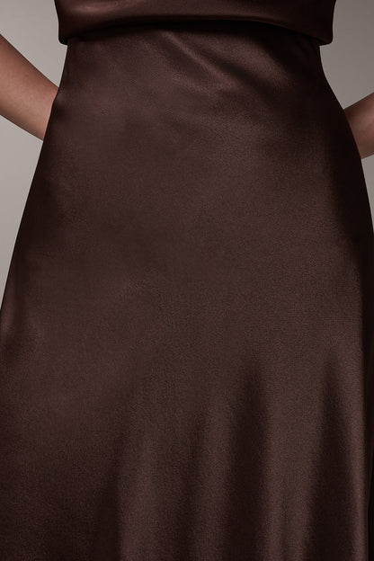 Donna Karan MIDI BIAS SKIRT