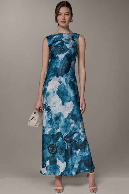 Donna Karan SLEEVELESS TRUMPET GOWN