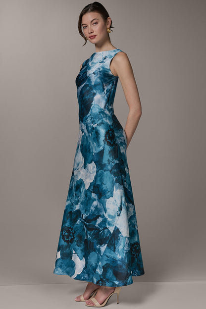 Donna Karan SLEEVELESS TRUMPET GOWN