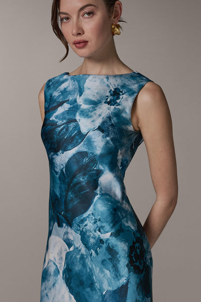 Donna Karan SLEEVELESS TRUMPET GOWN