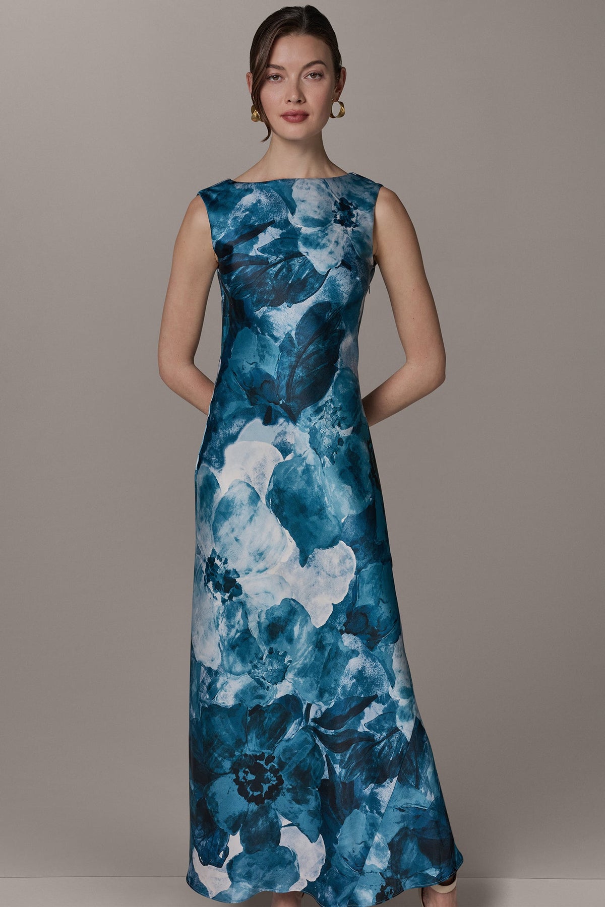 Donna Karan SLEEVELESS TRUMPET GOWN