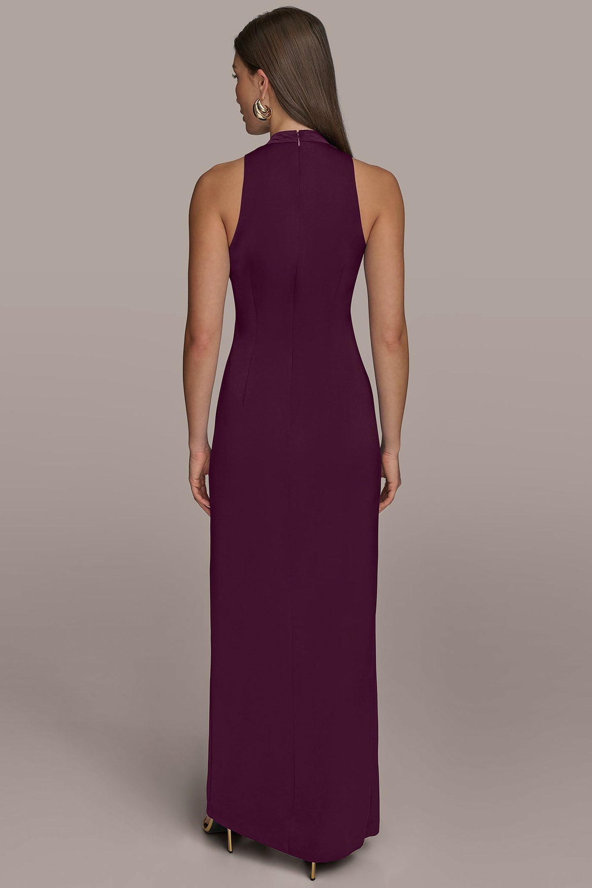 Donna Karan VNECK GOWN