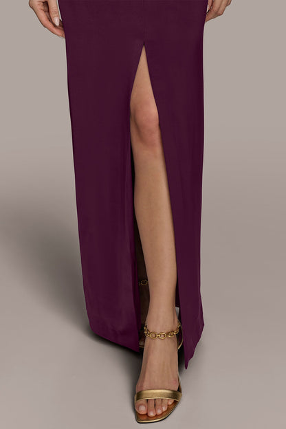 Donna Karan VNECK GOWN