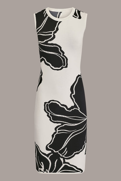 Donna Karan SLEEVELESS MIDI SWEATER DRESS