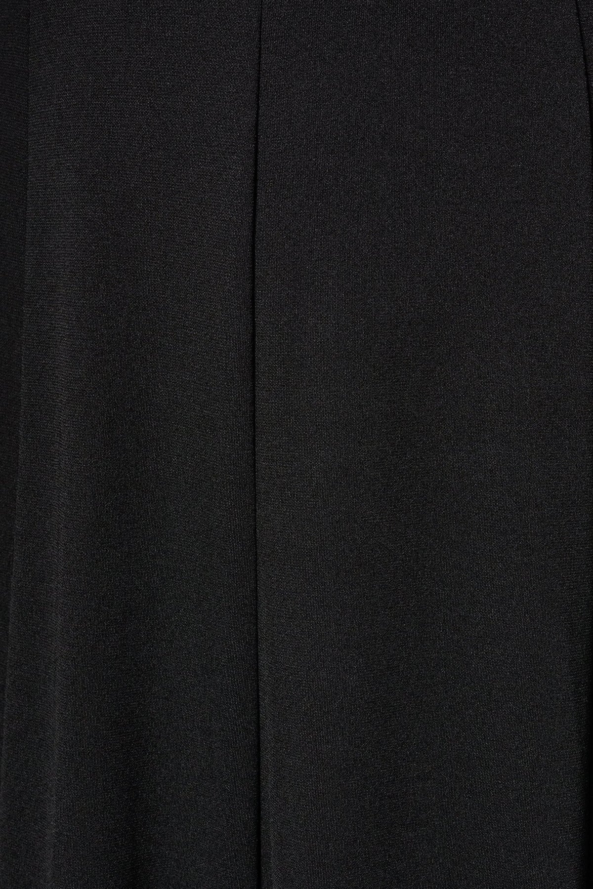 Donna Karan SLEEVELESS MIDI A-LINE HALTER DRESS