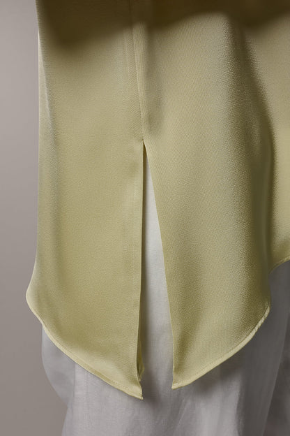 Donna Karan SLEEVELESS ASYMMETRIC BEAD TANK