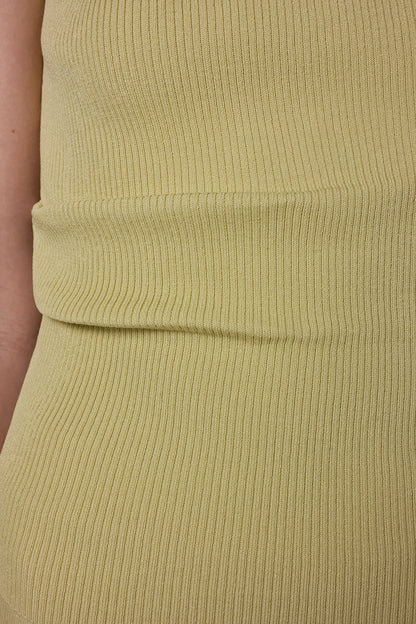 Donna Karan SLEEVELESS ASYMMETRIC BOATNECK SWEATER