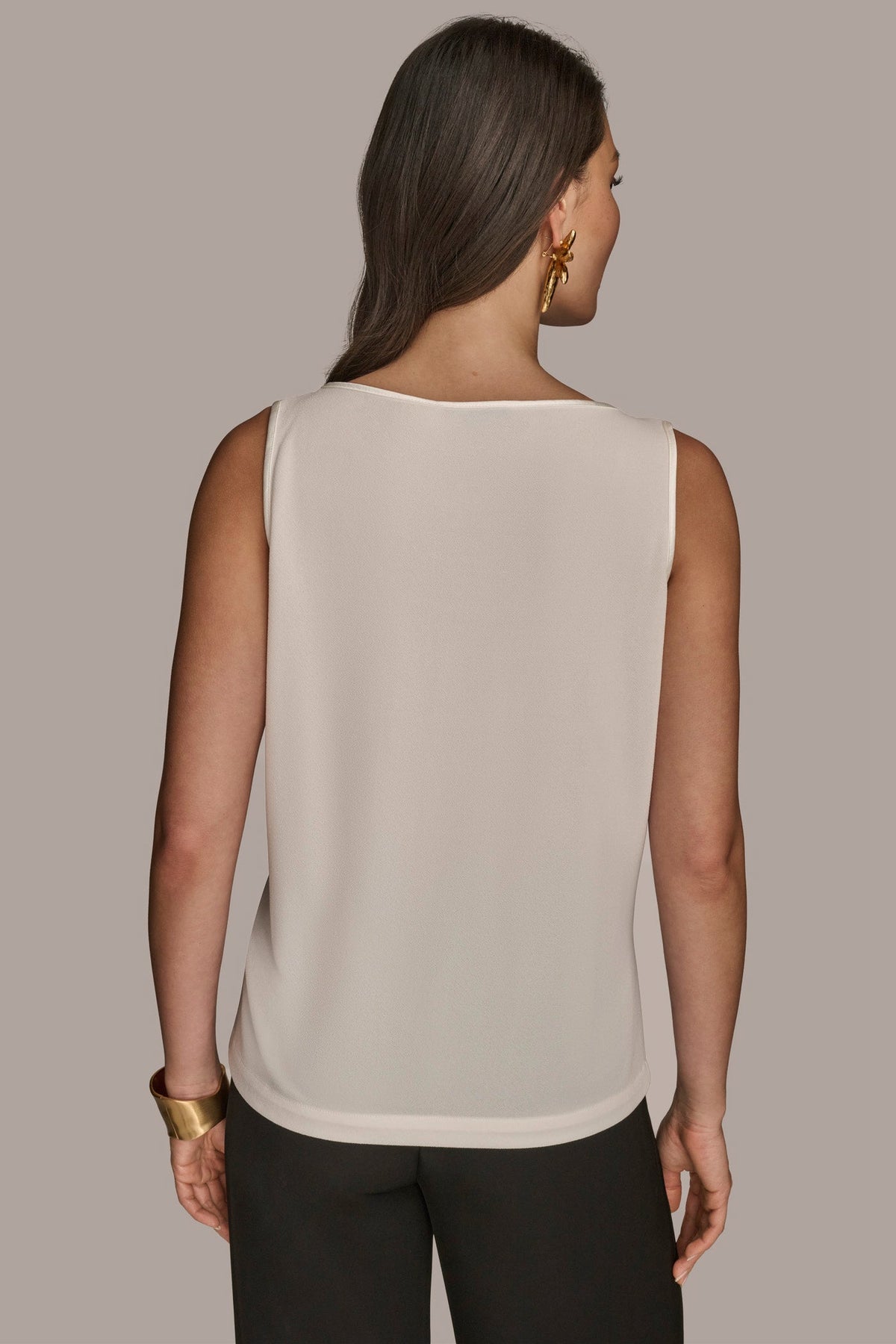 Donna Karan SCOOP NECK SHELL