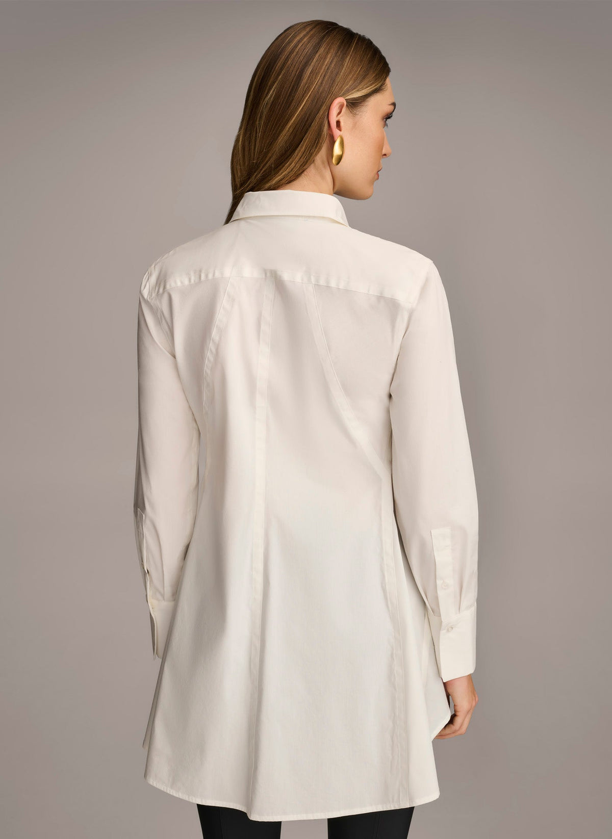 Donna Karan LONG SLEEVE A-LINE TUNIC